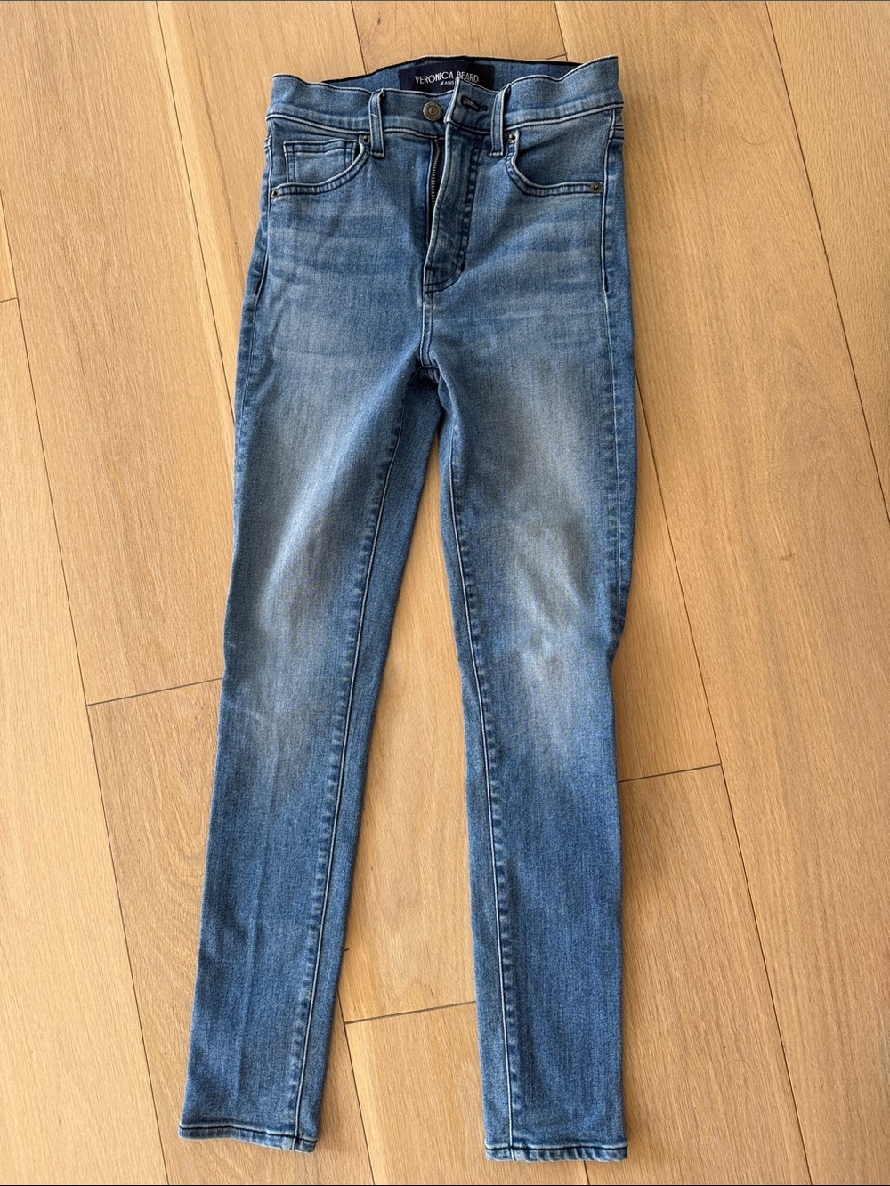 Veronica Beard Medium Blue Skinny Jeans